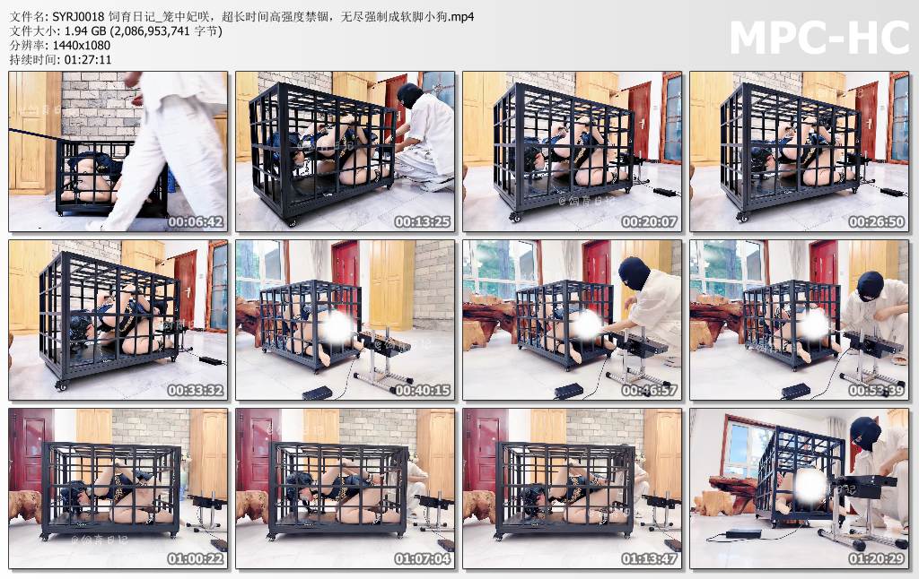 小狗の饲育日记_笼中妃咲 超长时间高强度禁锢 无尽强制成软脚小狗.jpg