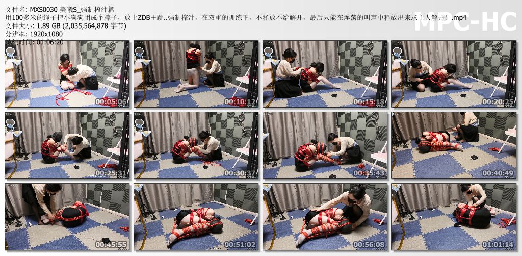 美曦S原创视频_强制榨汁篇 用100多米的绳子把小狗狗团成个粽子.jpg