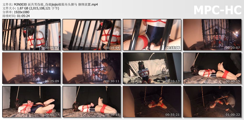 面具男伪娘视频_伪娘jiojio极限吊头驷马和捆绑放置.jpg