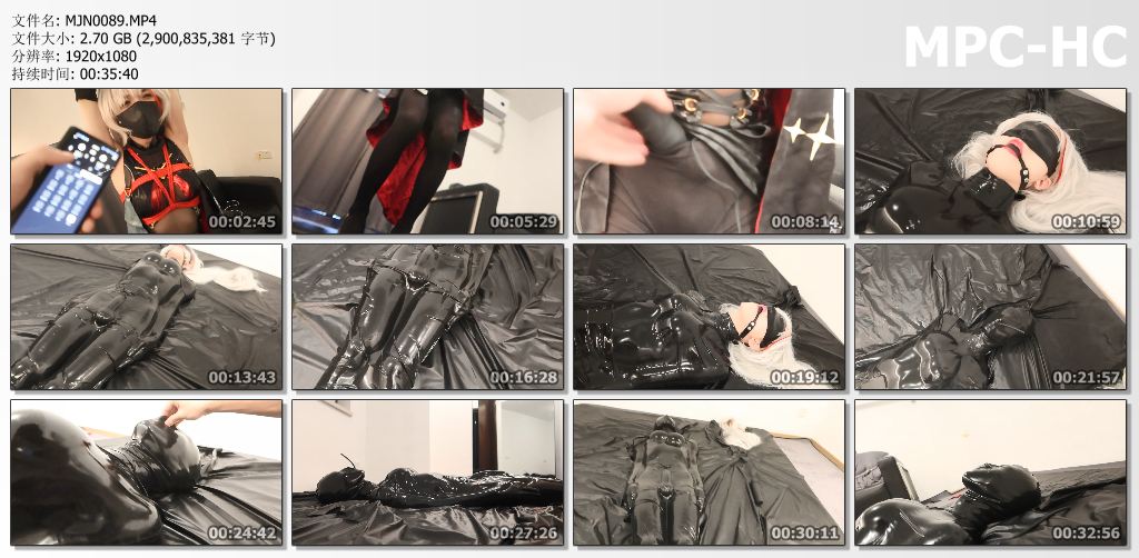 面具男伪娘视频_女声伪娘jiojio永久拘束衣 黑丝魅魔埃吉尔居然被黑胶拘束睡袋附魔在身.jpg